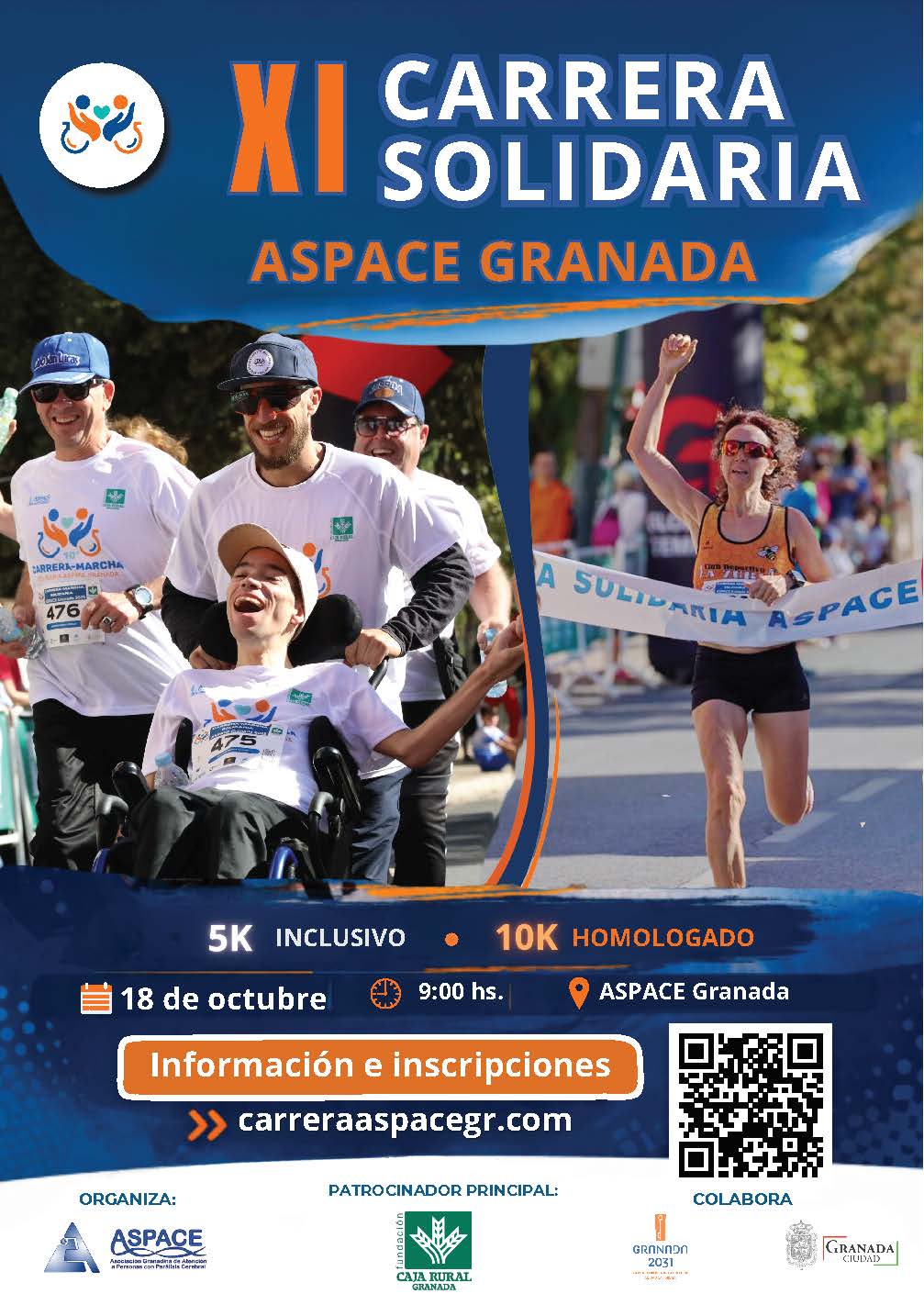 CARRERA-MARCHA SOLIDARIA - ASPACE GRANADA 2026
